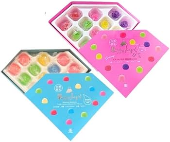 Amazon | 【ピンク/青】山梨限定 果汁のしずく 13個入り 銘菓